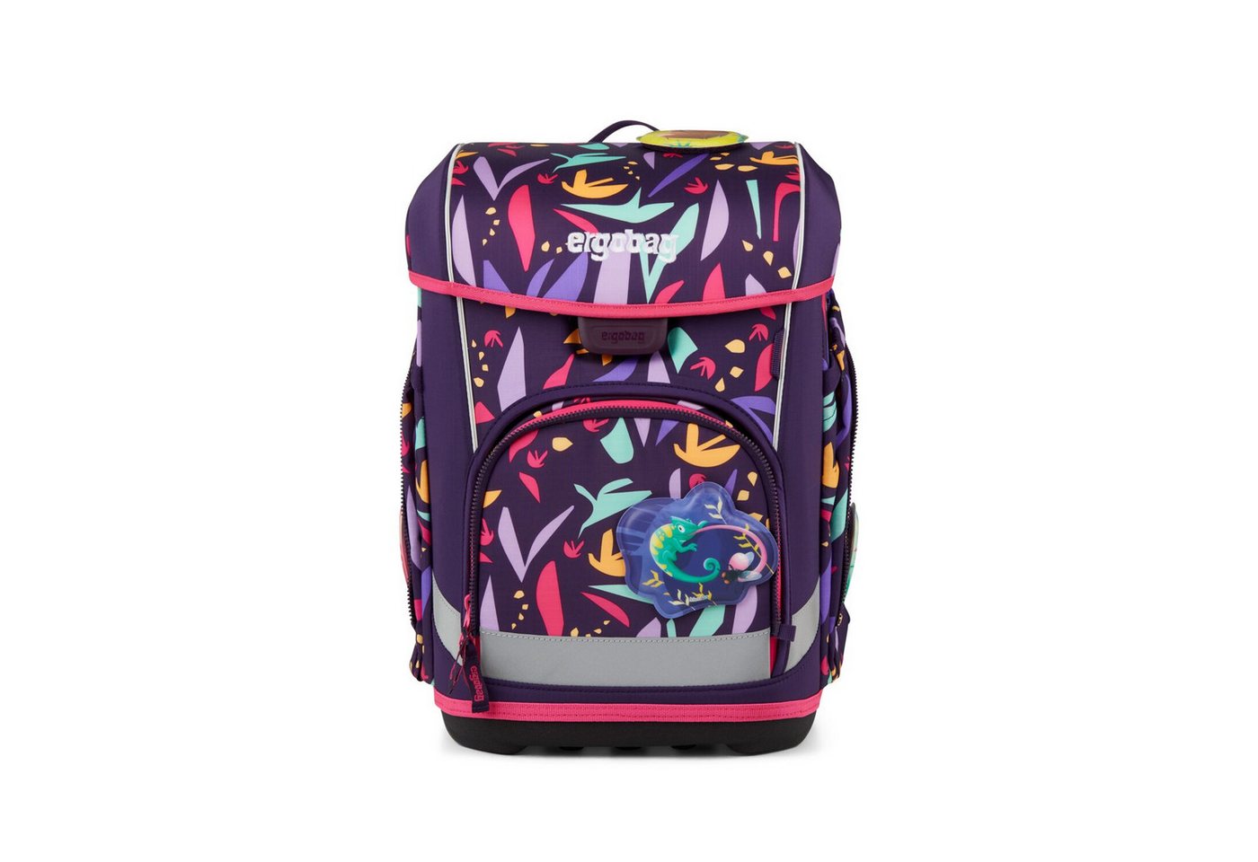 ergobag Schulranzen Schulranzen-Set CUBO LIGHT AmBärzonas 5-teilig, 25/26 (5-teilig), Superleicht, Hugging-Rückensystem, für kleine/schmale Kinder Bild 5