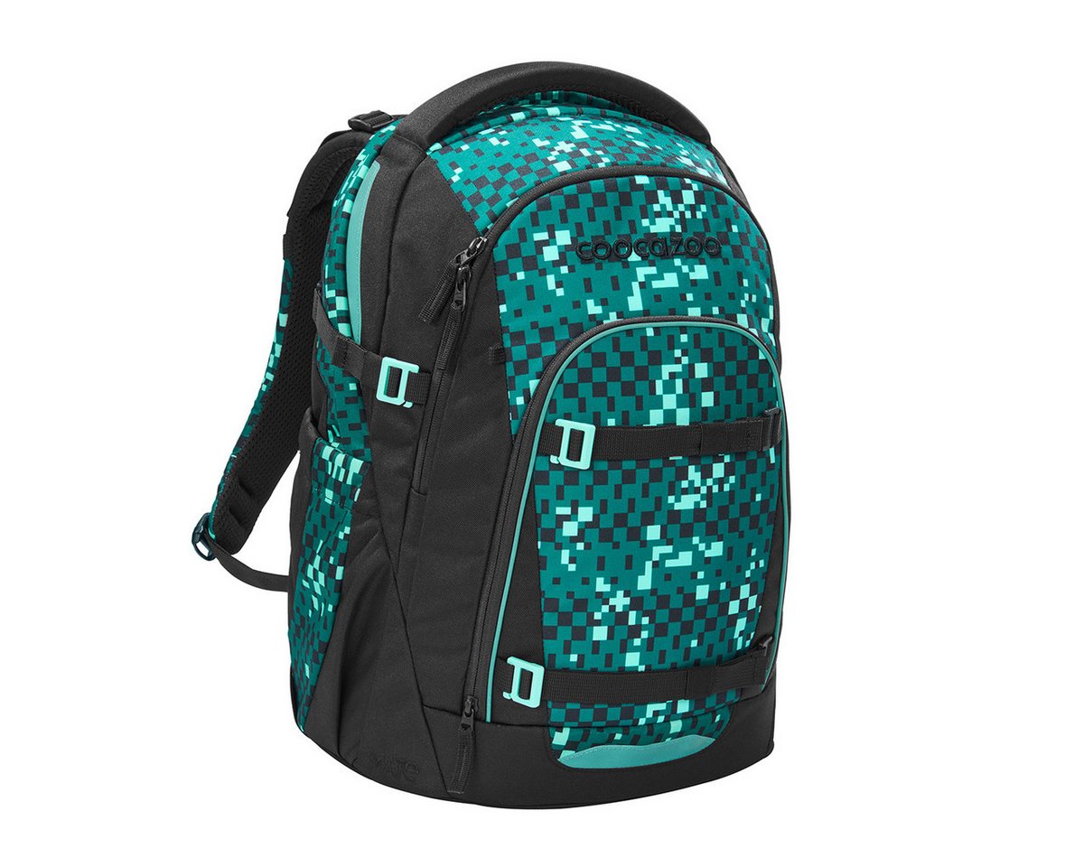 coocazoo Schulranzen Schulrucksack-Set MATE Pixel Blox 2-teilig (2-teilig), ergonomisch, Körpergröße: 135 - 180 cm, Easy-Grow-System Bild 2