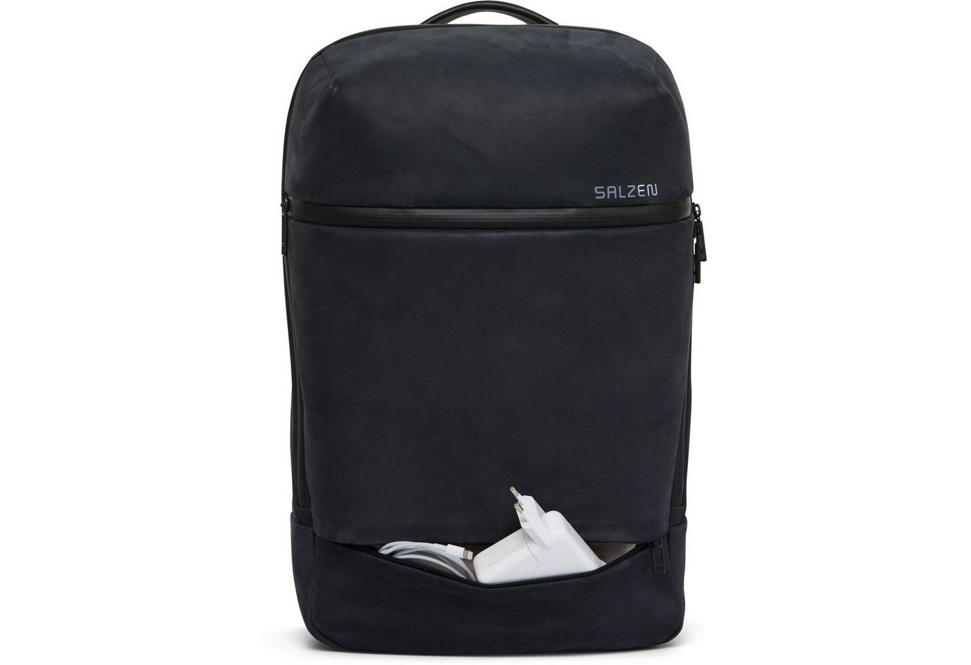 Salzen Rucksack Rucksack Savvy Leather Charcoal Black