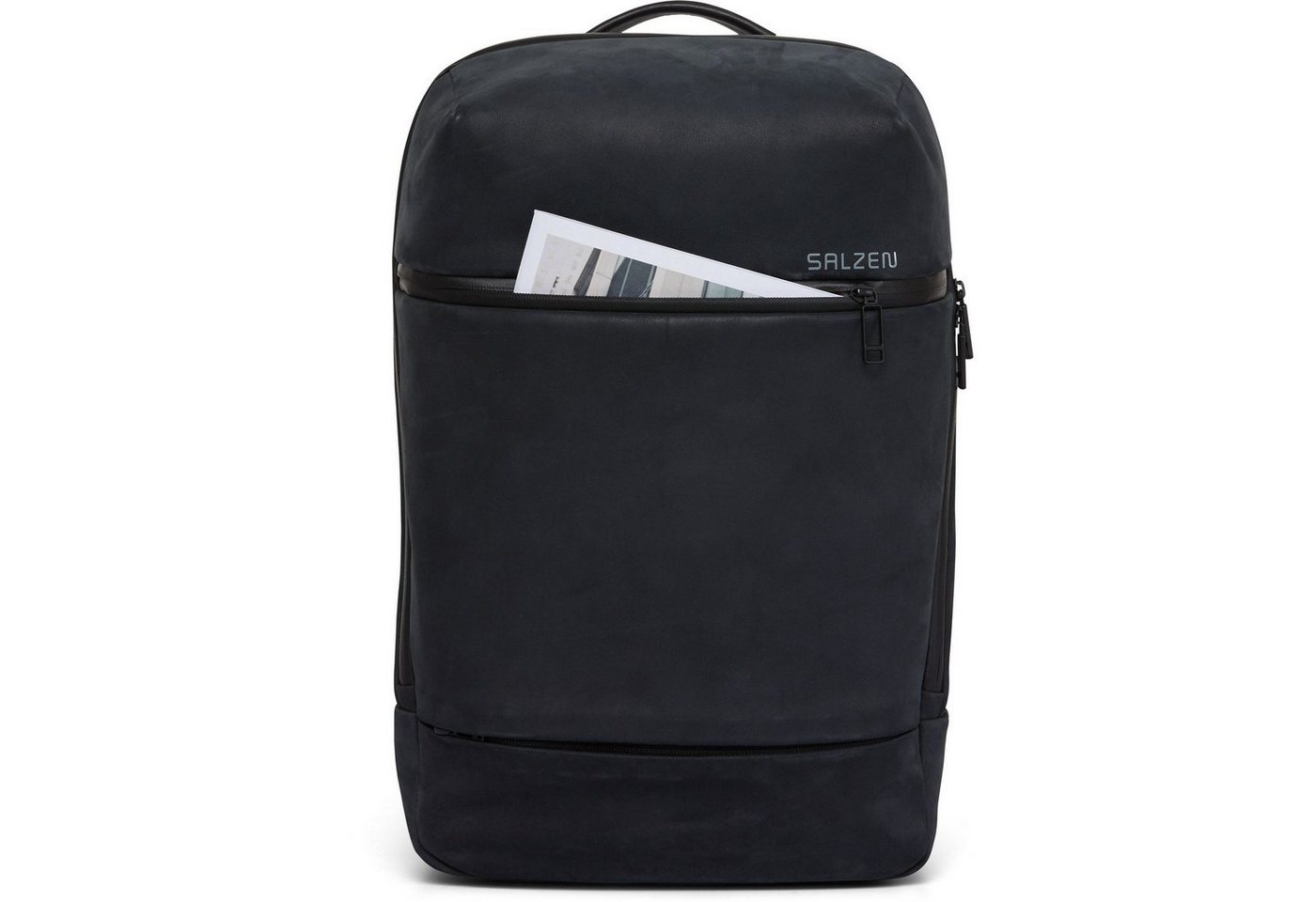 Salzen Rucksack Rucksack Savvy Leather Charcoal Black Bild 4