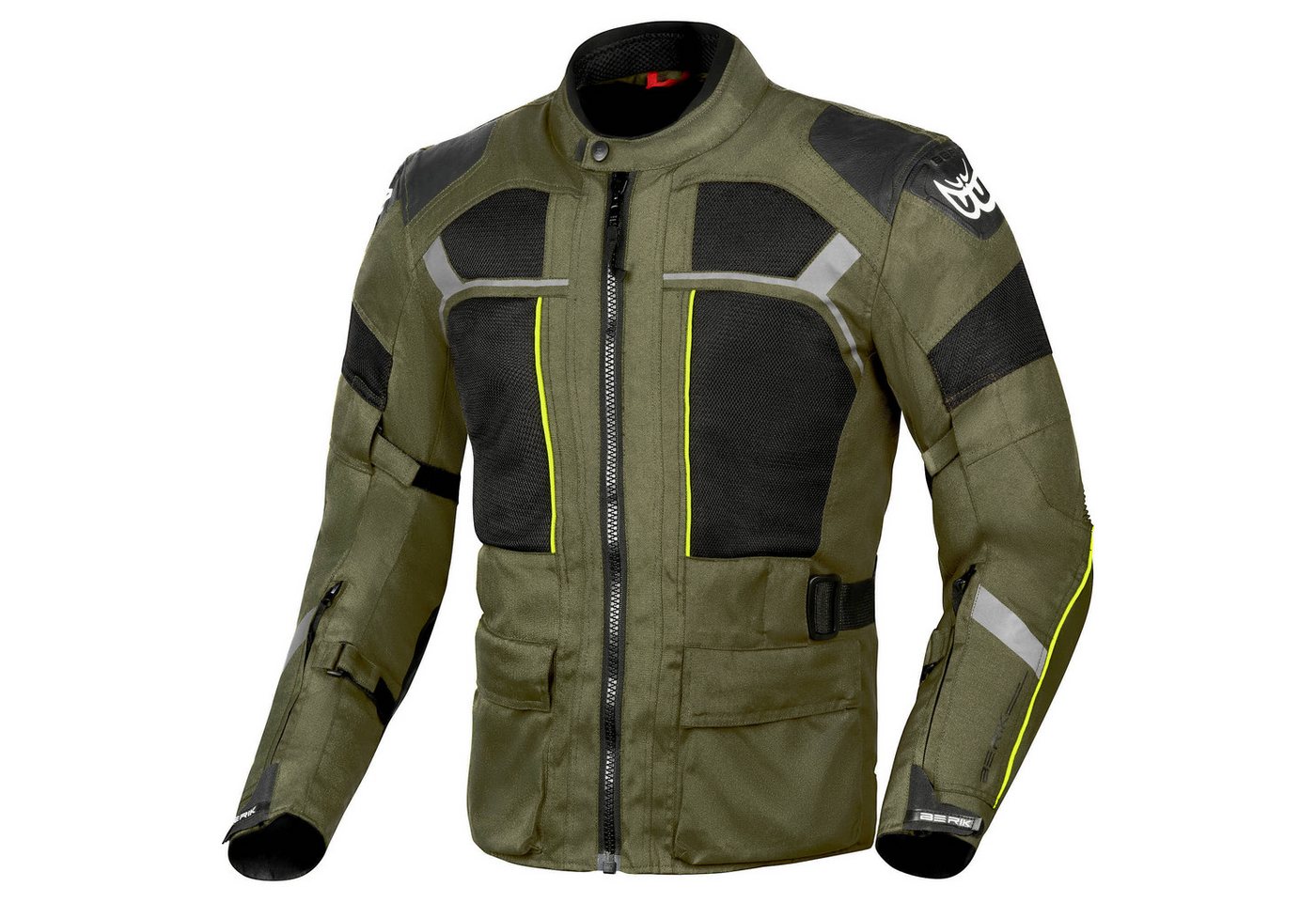 Berik Motorradjacke Absolute Terra Motorrad Textiljacke Ellenbogenprotektoren enthalten,Schulterprotektoren enthalten Bild 3