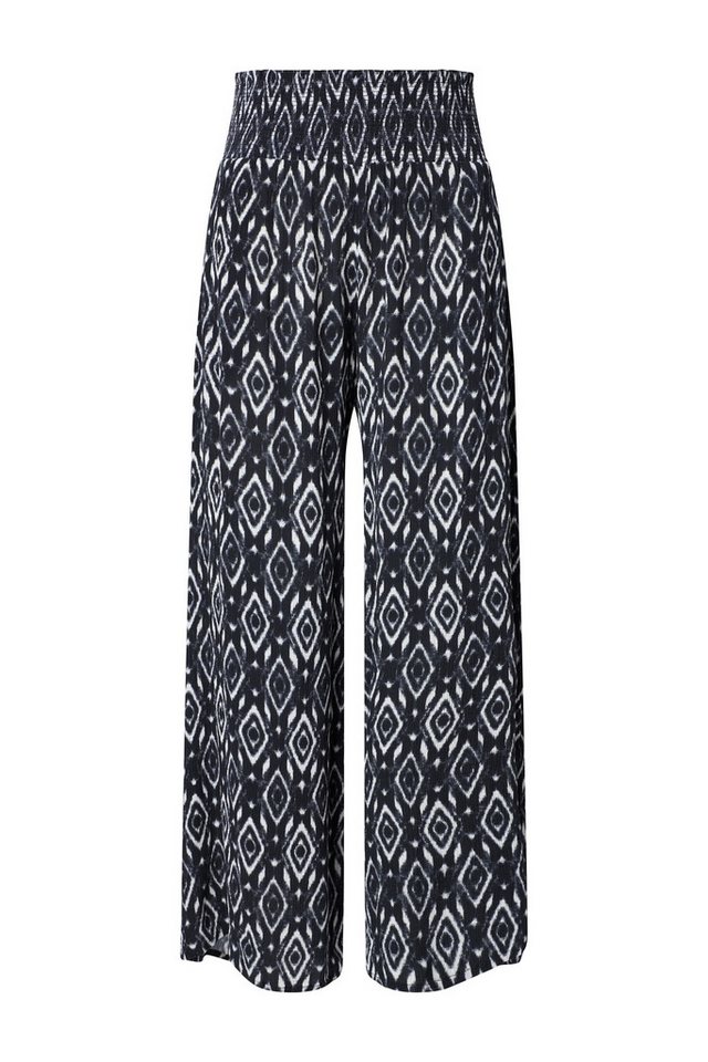 Ulla Popken Funktionshose Hose Rose Hosenrockoptik weites Bein Smokbund Bild 2