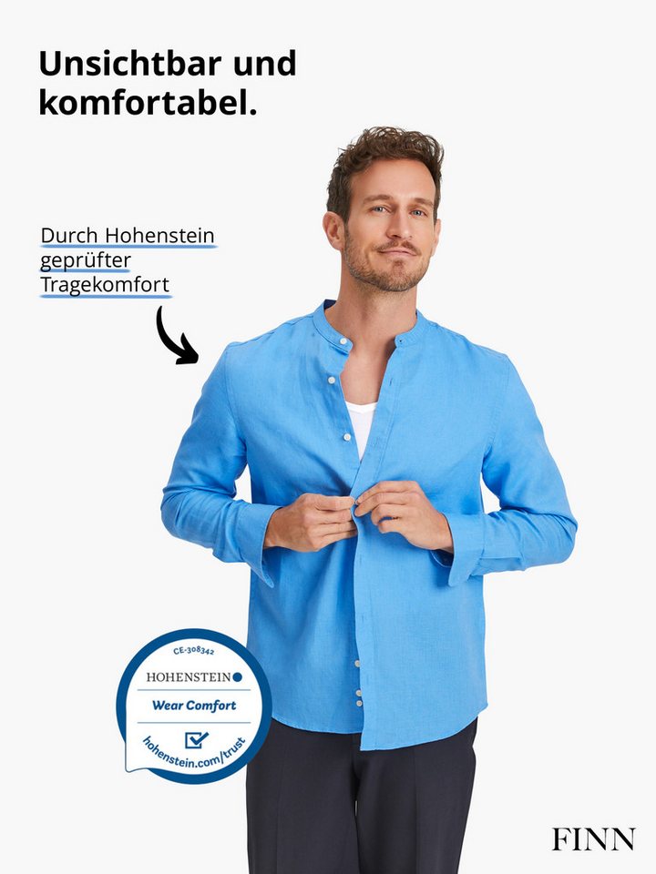 FINN Design Funktionsunterhemd Wasserabweisendes Anti-Schweiß Shirt Herren mit V-Ausschnitt Schutz vor Schweißflecken und Schweißgeruch am gesamten Oberkörper