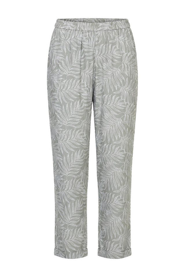 Angel of Style Funktionshose Hose weites gerades Bein Blätter-Muster Bild 2
