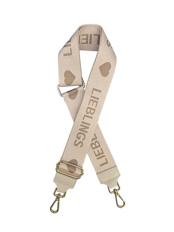 Adel Bags Schulterriemen Taschengurt Goldene Schnalle, Verstellbarer Taschenriemen, 5cm Breit