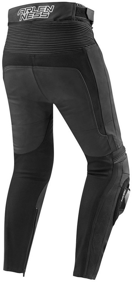 Arlen Ness Motorradhose Sugello Motorrad Lederhose Knieprotektoren enthalten,Knieschleifer enthalten