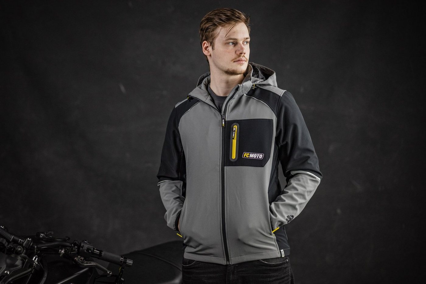 FC-Moto Motorradjacke FCM-SSJ Softshell Jacke Bild 2