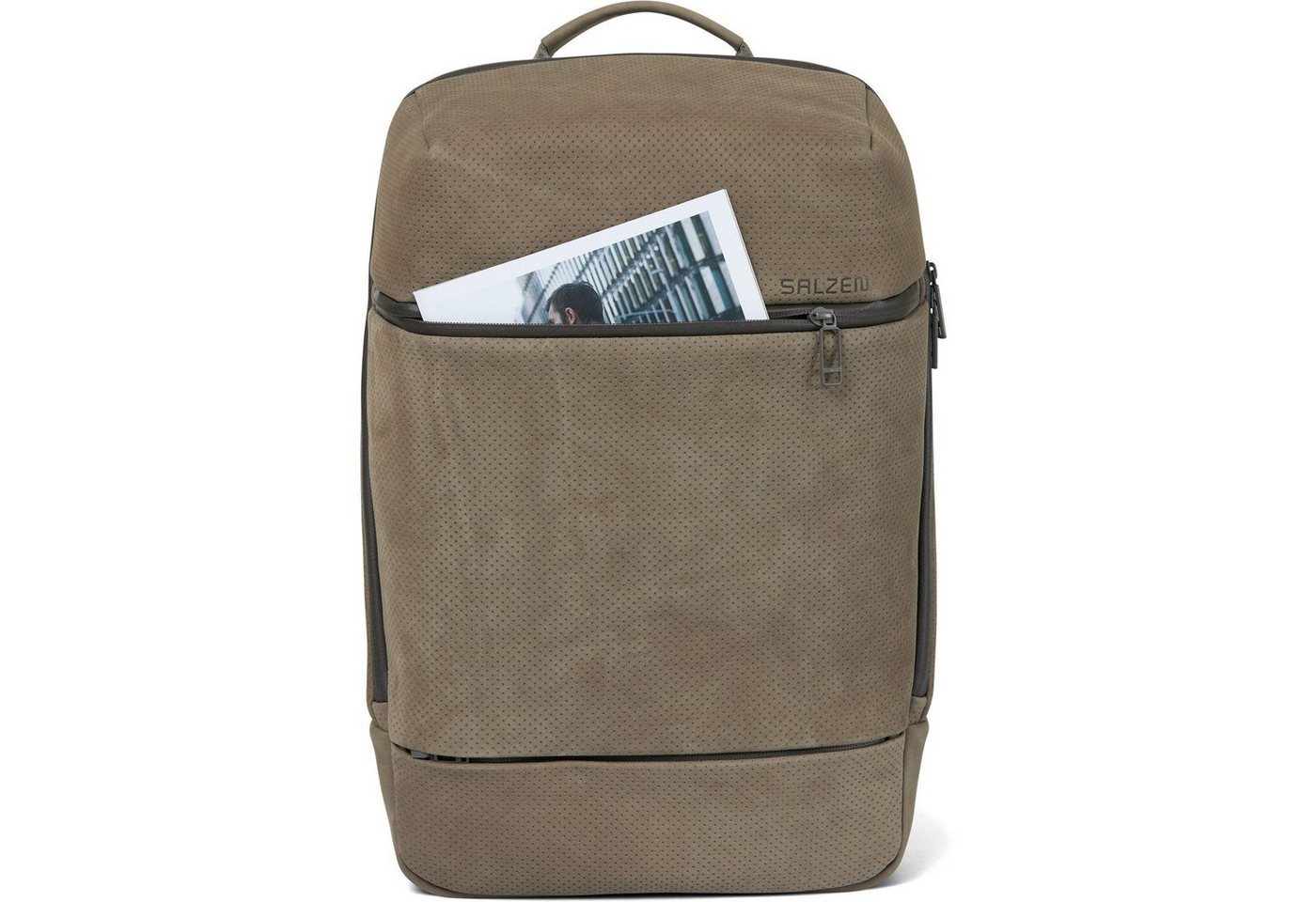 Salzen Rucksack Rucksack Savvy Leather Weims Taupe Bild 4