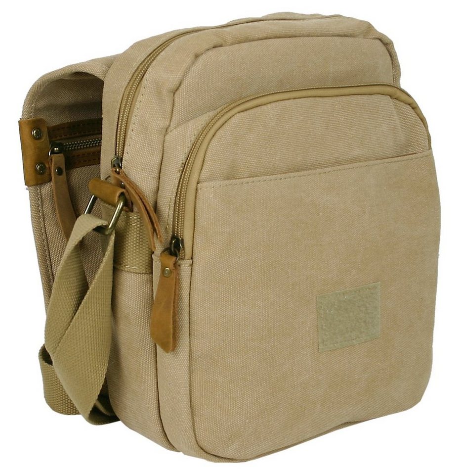 J JONES JENNIFER JONES Messenger Bag - Schultertasche aus Canvas - Umhängetasche 9 Liter Volumen, 25x31x12 cm Bild 3