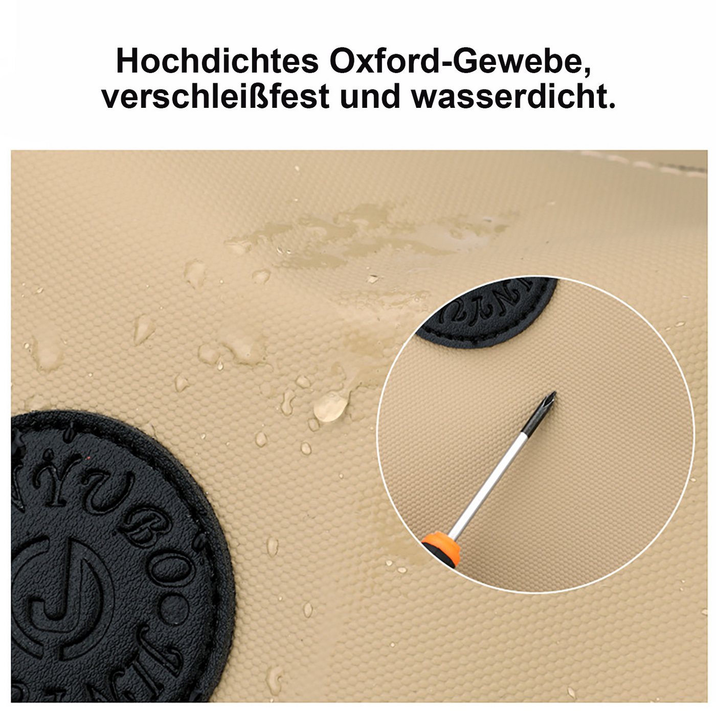 ibettertec Reisetasche Sporttasche Fitnesstasche,Große Umhängetasche mit Schuhfach&Nassfach (50L, Atmungsaktiv, wasserdicht, verschleißfest, großes Fassungsvermögen), Schultergurt, für Yoga, Schwimmen, Tourismus, Fitness Bild 3
