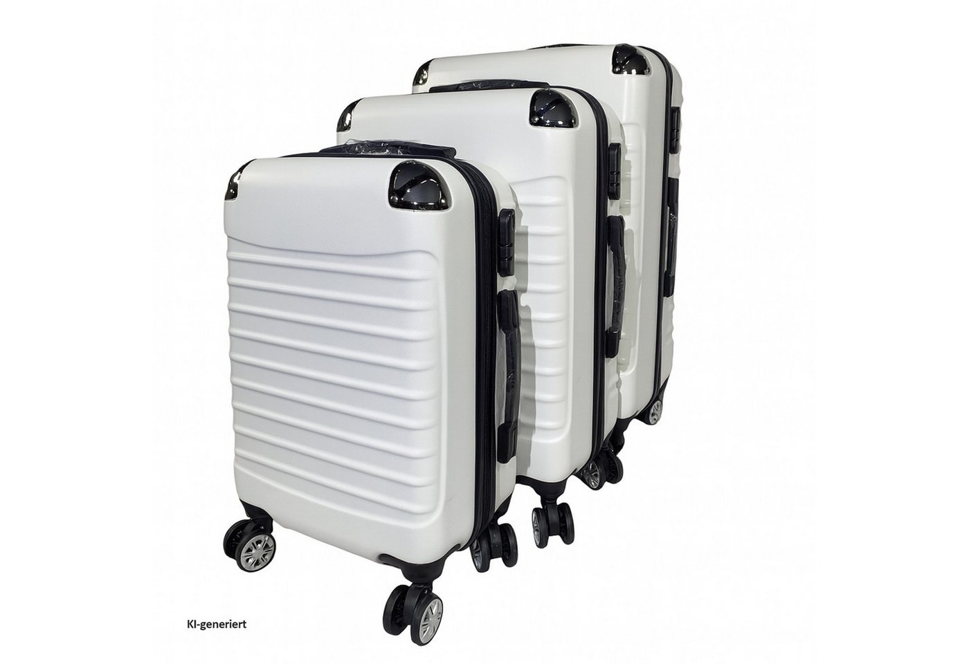 HTI-Living Kofferset 3-teiliges Hartschalen-Kofferset Wave, 4 Rollen, (Set, 3 Koffer in verschiedenen Größen), 20" 24" 28 Bild 2