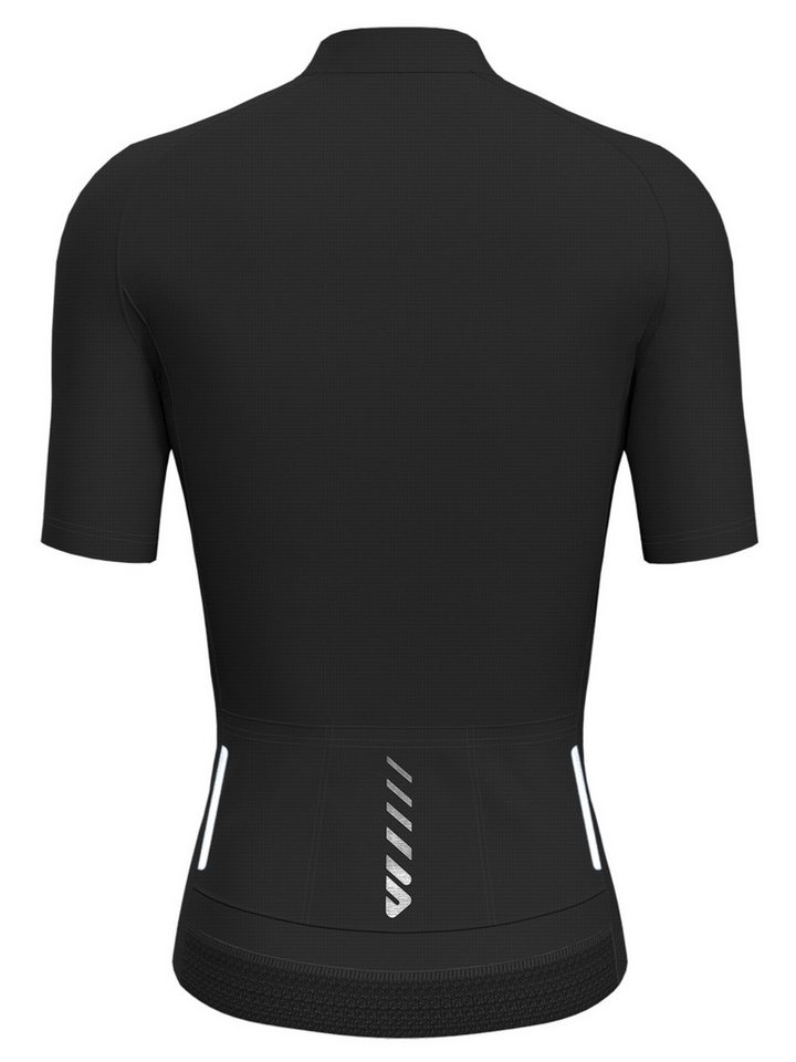 Wulibike Radtrikot Damen, Fahrradtrikot Classic Kurzarm Slim Fit mit Frontreißverschluss (1-tlg) Elastischer Schnelltrocken-Stoff, 3 Taschen & Reflektoren Bild 5