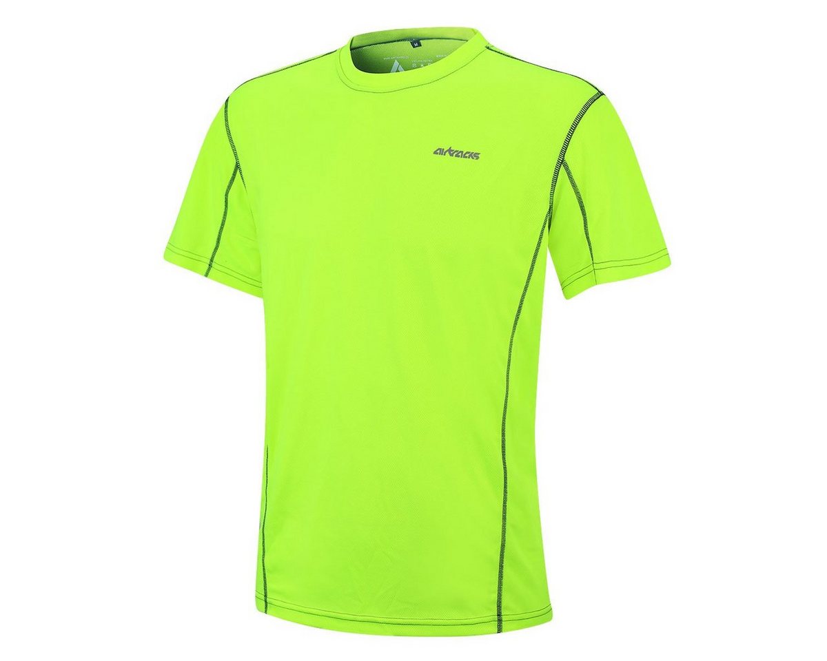 Airtracks Laufshirt Herren Laufshirt Kurzarm Pro Air (Funktionsshirt mit optimalem Tragekomfort,Atmungsaktiv) < S M L XL XXL XXXL > Bild 3