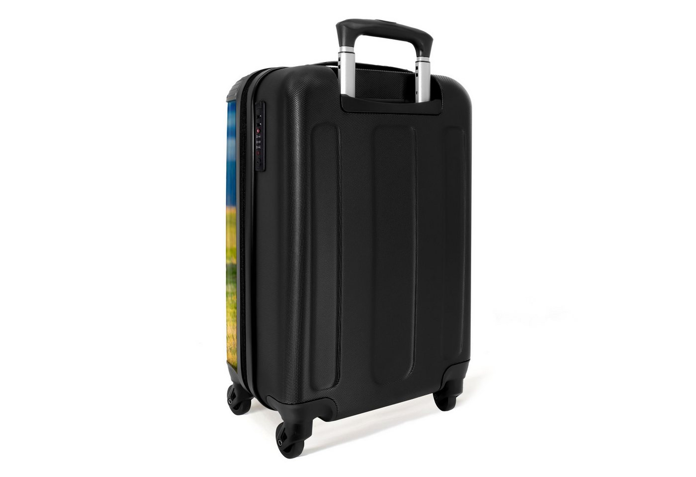 NoBoringSuitcases.com© Hartschalen-Trolley Pferde - Tiere - Landschaft - Sonne - Kinder 55x35x20cm, Kinder Koffer Klein, Trolley Handgepäck, Reisekoffer Bild 5