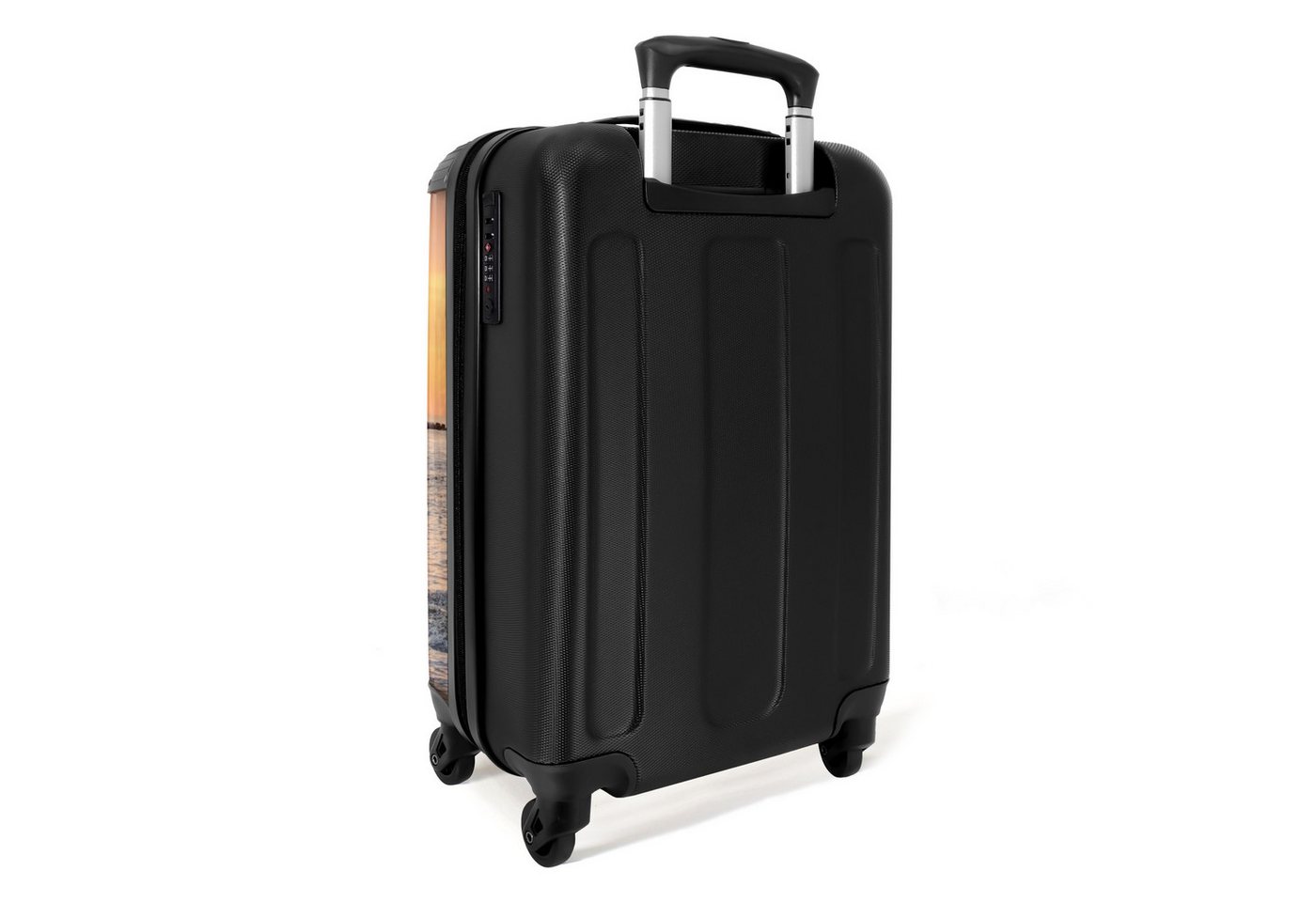 NoBoringSuitcases.com© Hartschalen-Trolley Pferd - Meer - Sonnenuntergang - Tiere - Kind 55x35x20cm, Kinder Koffer Klein, Trolley Handgepäck, Reisekoffer Bild 5