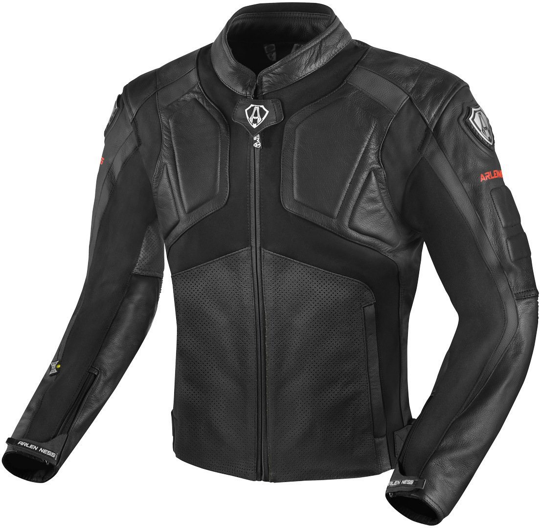 Arlen Ness Motorradjacke Sportivo Motorrad Lederjacke Atmungsaktiv reißverschluss Bild 3
