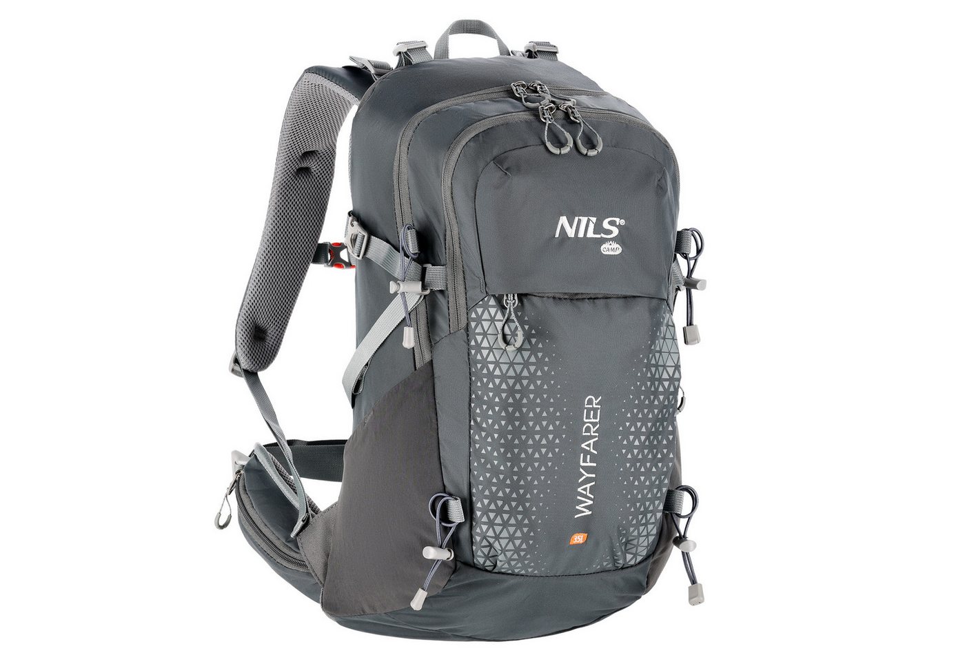 NILS CAMP Wanderrucksack Outdoorrucksack Travelrucksack Rucksack WAYFARER 35L, mit Regenschutz Bild 4