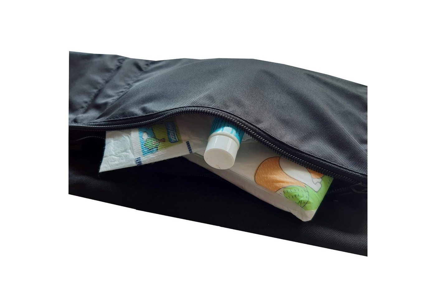 Wickelquick Wickeltasche Tragbare Wickelunterlage mit Abrollschutz & 4 Seitentaschen