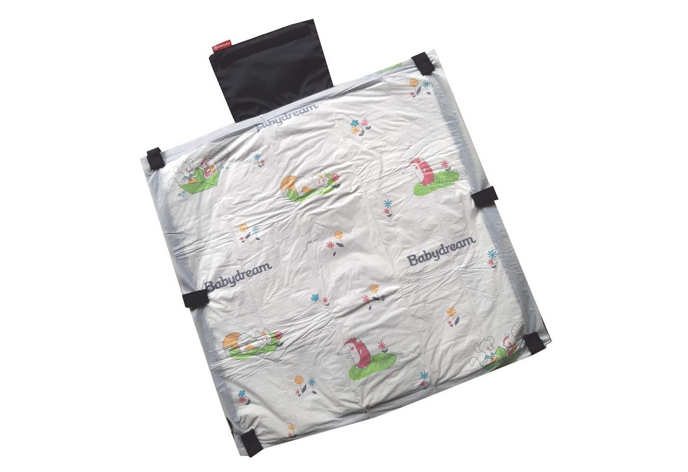 Wickelquick Wickeltasche Tragbare Wickelunterlage mit Abrollschutz & 4 Seitentaschen Bild 3