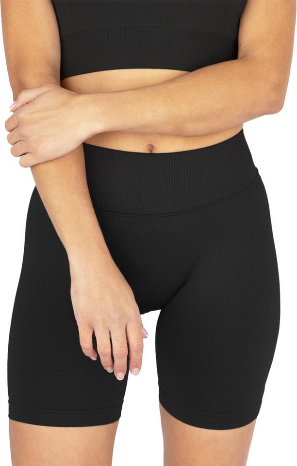Circle Five Trainingsshorts Scrunch Shorts - Shape Push Up Blickdichte kurze Sporthose Bild 5
