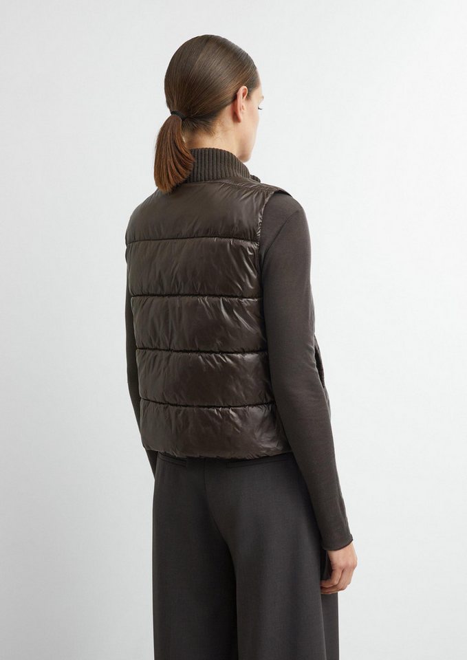 comma Outdoorjacke Outdoor-Weste Pufferweste mit Strickkragen Bild 5