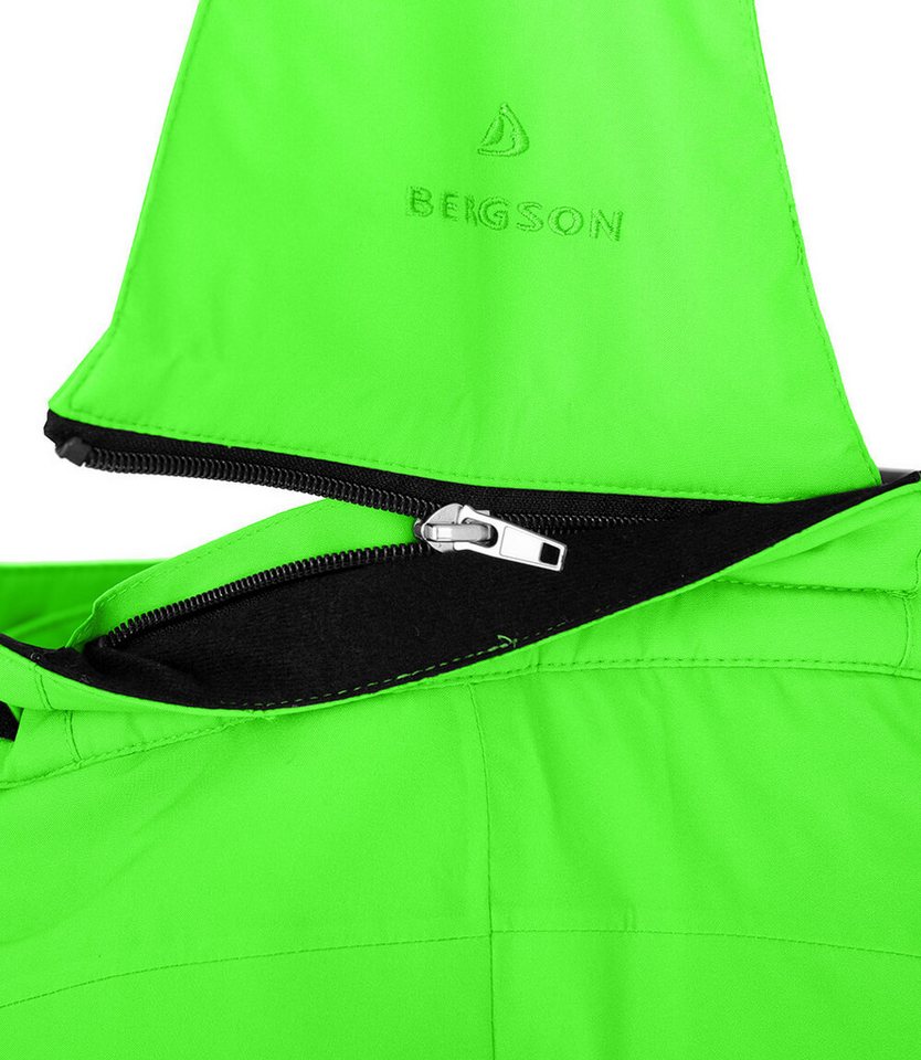 Bergson Skihose PELLY Kinder Skihose, wattiert, 20000 mm Wassersäule, Normalgrößen, Gecko g