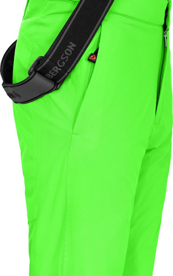 Bergson Skihose PELLY Kinder Skihose, wattiert, 20000 mm Wassersäule, Normalgrößen, Gecko g Bild 5