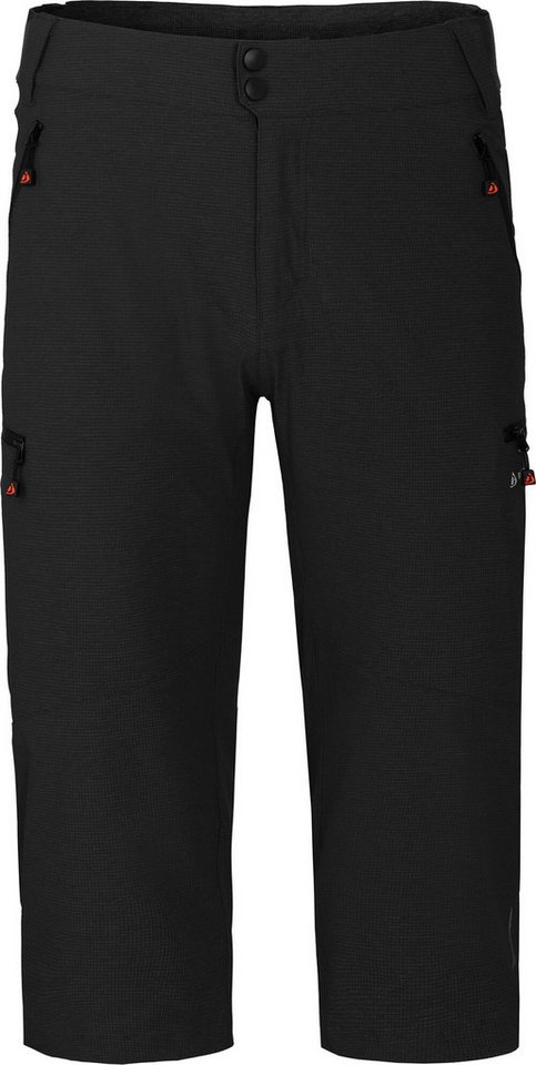 Bergson Fahrradhose PATTI Capri Herren 3/4 Radhose, bielastisch, strapazierfähig, Normalgrößen, schwa Bild 3