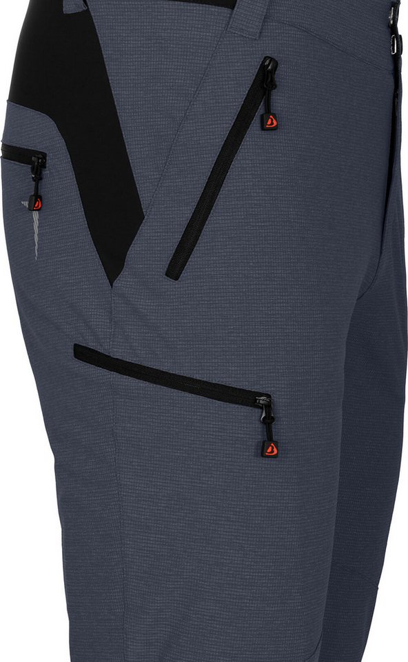 Bergson Fahrradhose PATTI Capri Herren 3/4 Radhose, bielastisch, strapazierfähig, Normalgrößen, grau/ Bild 4