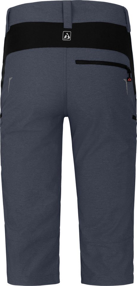 Bergson Fahrradhose PATTI Capri Herren 3/4 Radhose, bielastisch, strapazierfähig, Normalgrößen, grau/ Bild 5