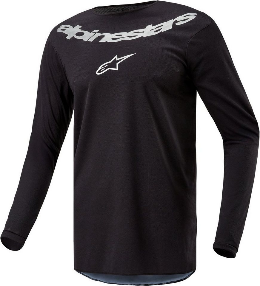 Alpinestars Motocross-Shirt Fluid Graphite Motocross Jersey Atmungsaktiv