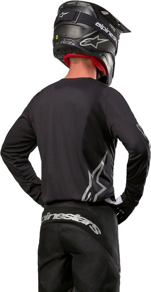 Alpinestars Motocross-Shirt Fluid Graphite Motocross Jersey Atmungsaktiv Bild 3