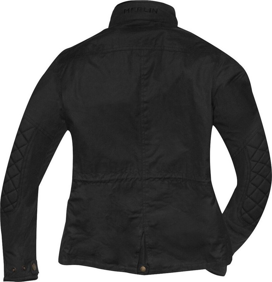 Merlin Motorradjacke Buxton II Damen Motorrad Wachsjacke herausnehmbares Innenfutter,wasserdicht