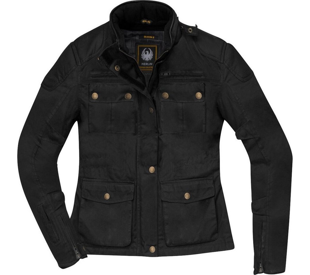 Merlin Motorradjacke Buxton II Damen Motorrad Wachsjacke herausnehmbares Innenfutter,wasserdicht Bild 3