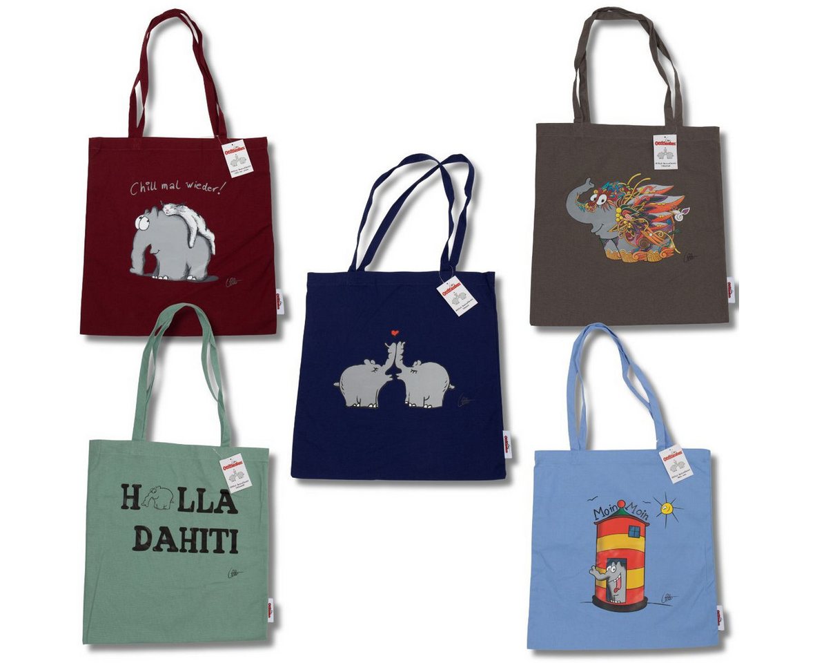 Ottifant Productions GmbH Einkaufsbeutel Ottifanten-Baumwollbeutel in 5 Motiven