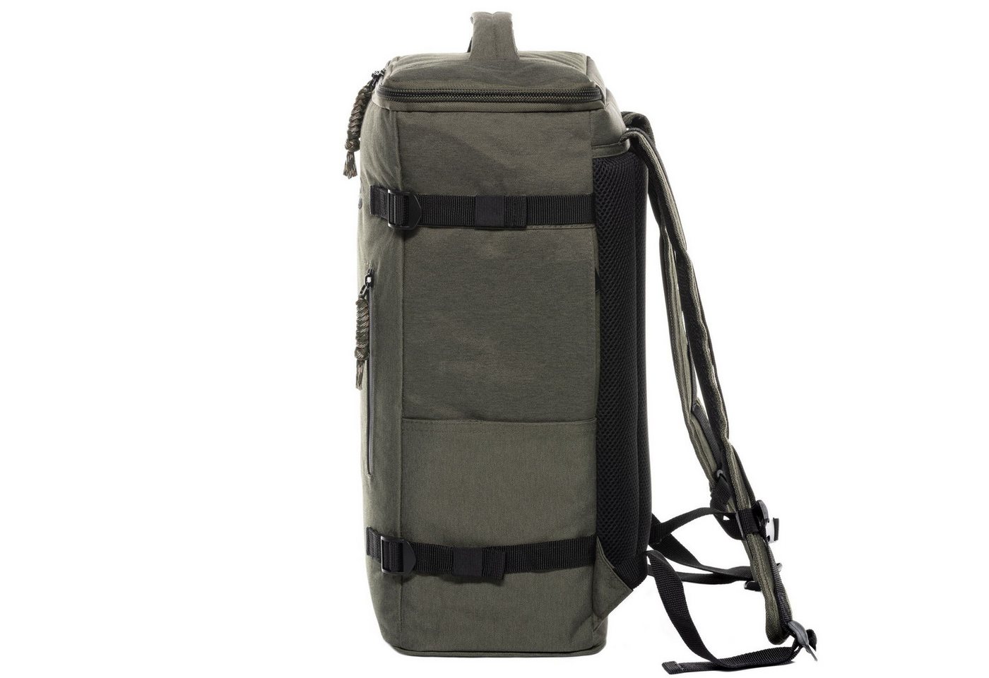 SONS OF ALOHA Rucksack XL Top-Loader Sporttasche Rucksack 15 Zoll olive, Backpack Kurier-Rucksack groß inkl. Laptopfach recyceltes PET Bild 2