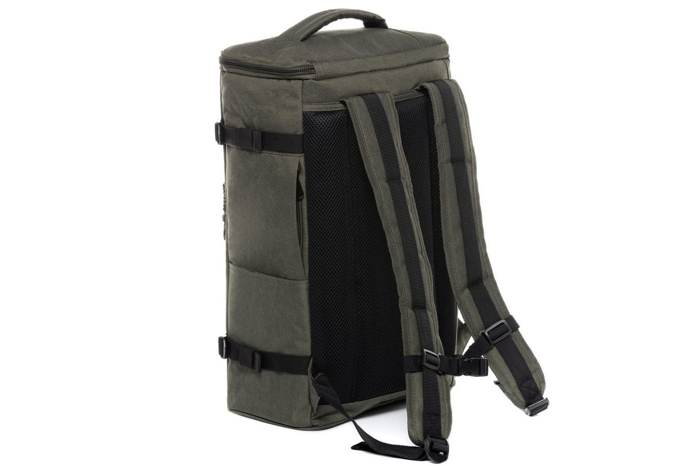 SONS OF ALOHA Rucksack XL Top-Loader Sporttasche Rucksack 15 Zoll olive, Backpack Kurier-Rucksack groß inkl. Laptopfach recyceltes PET Bild 4