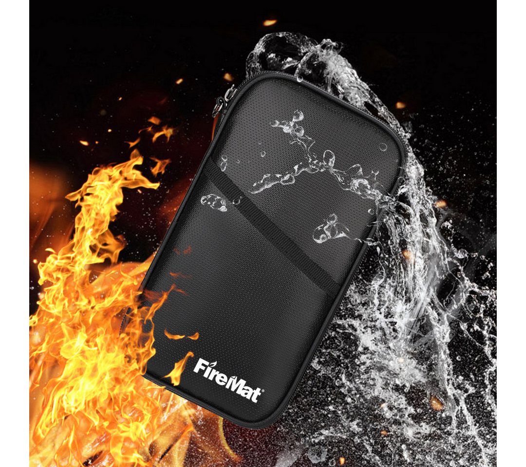 FireMat Reisetasche Feuerfeste & wasserfeste RFID Travelbag Reisepasshülle Reise Organizer, Feuerfest und RFID Bild 5