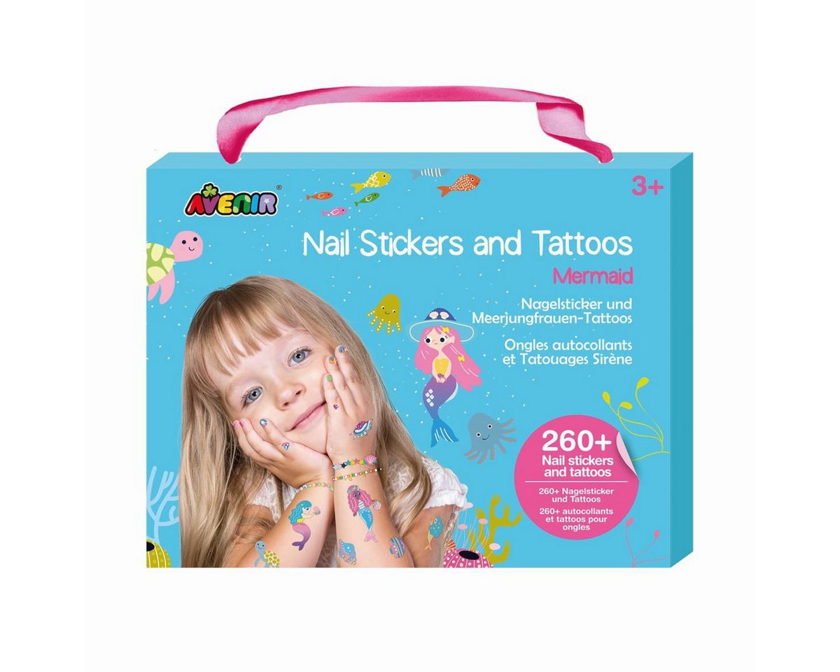 Carletto Nagel-Tattoo AVENIR Nagelsticker & Tattoos Meerjungfrau Bild 2