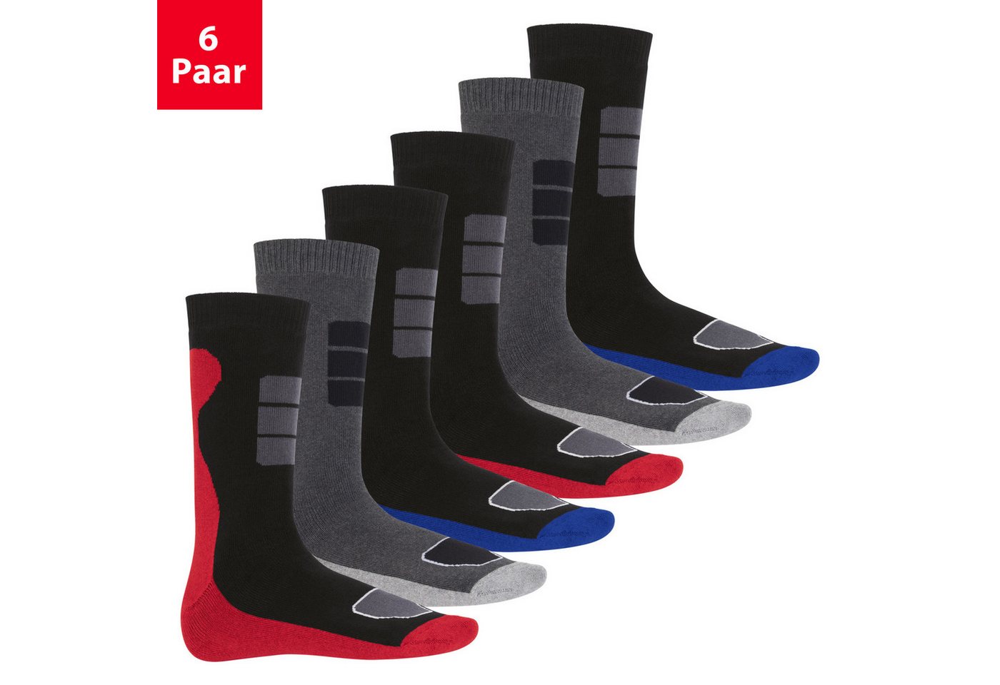 Footstar Thermosocken Herren Wintersocken 6er Pack - Frottee-Socken mit Thermo Effekt Bild 4