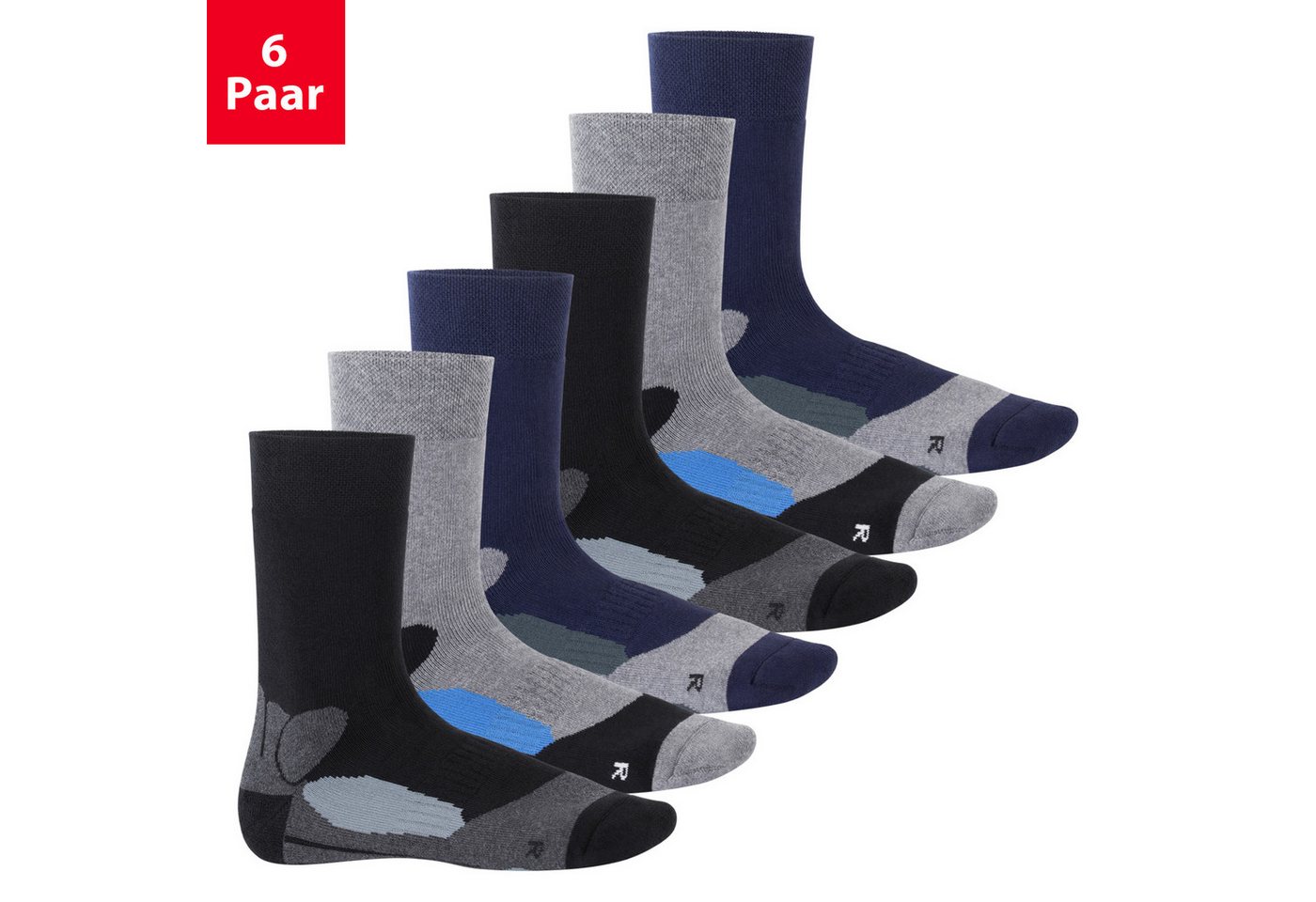 Footstar Thermosocken Damen&Herren Wintersocken (6 Paar) Warme Vollfrottee Thermo Socken Bild 3