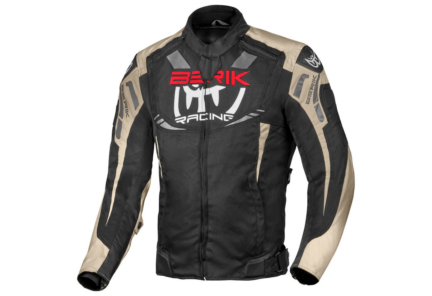 Berik Motorradjacke Amras wasserdichte Motorrad Textiljacke Verbindungsreißverschluss,Ellenbogenprotektoren enthalten,herausn Bild 2
