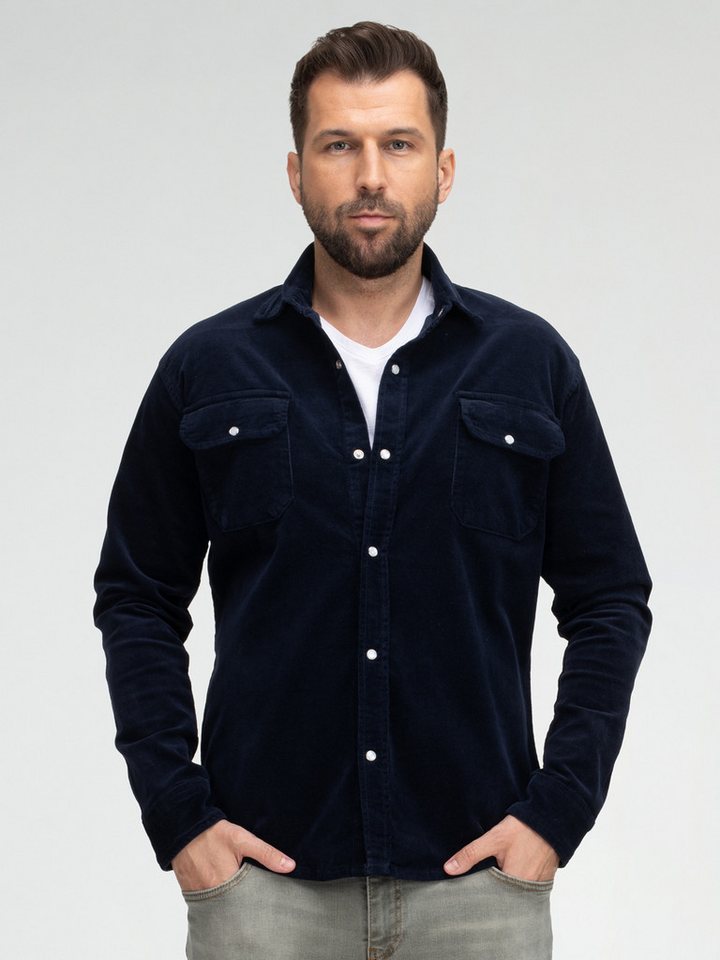 Rock Creek Outdoorhemd Cordhemd Herren Hemd H-412 Langarm, Kentkragen