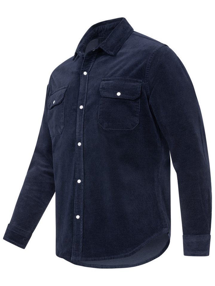 Rock Creek Outdoorhemd Cordhemd Herren Hemd H-412 Langarm, Kentkragen Bild 4