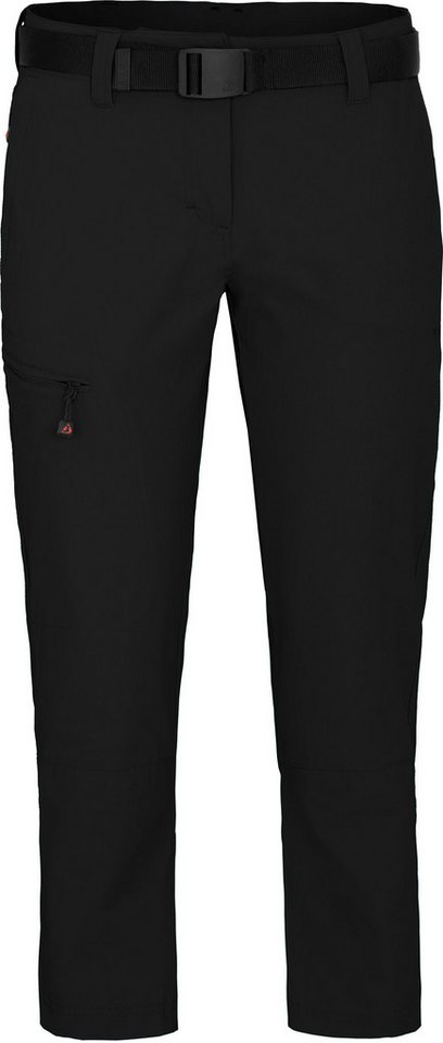 Bergson Outdoorhose MENA 7/8 (slim) vielseitige Damen 7/8 Wanderhose, Normalgrößen, schwarz Bild 2