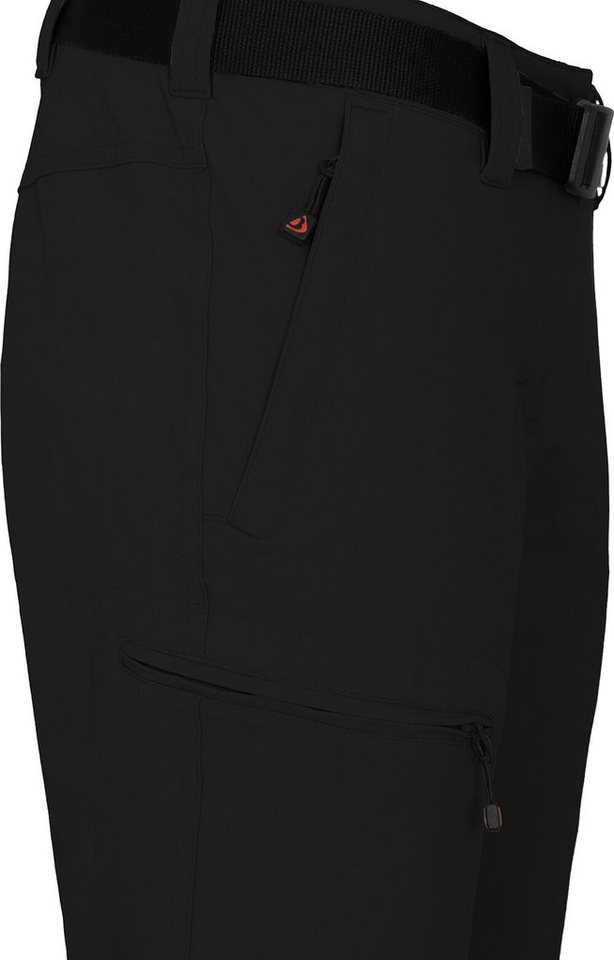 Bergson Outdoorhose MENA 7/8 (slim) vielseitige Damen 7/8 Wanderhose, Normalgrößen, schwarz Bild 3