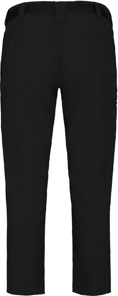 Bergson Outdoorhose MENA 7/8 (slim) vielseitige Damen 7/8 Wanderhose, Normalgrößen, schwarz Bild 4