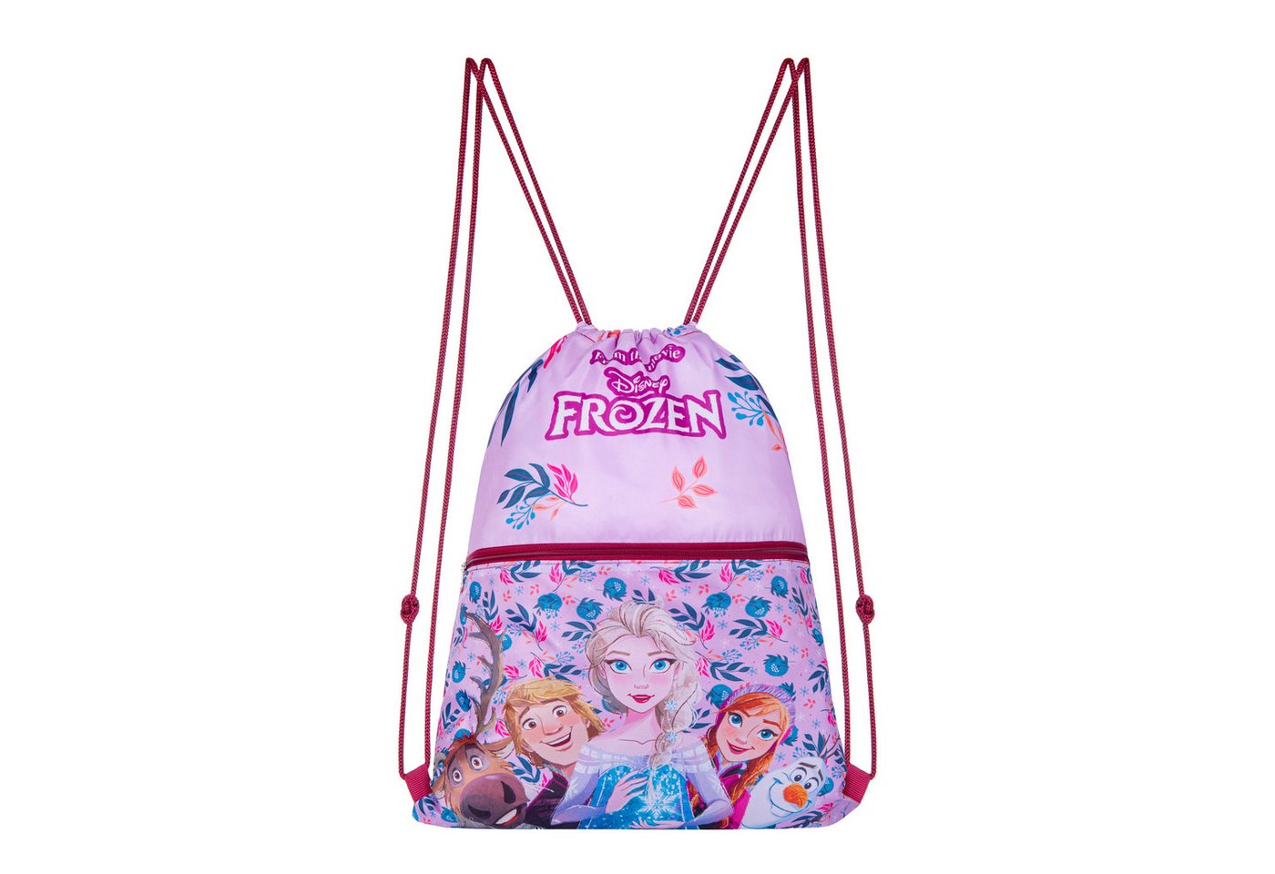 Frozen Turnbeutel Disney Eiskönigin Anna und Elsa Turnbeutel Sportbeutel