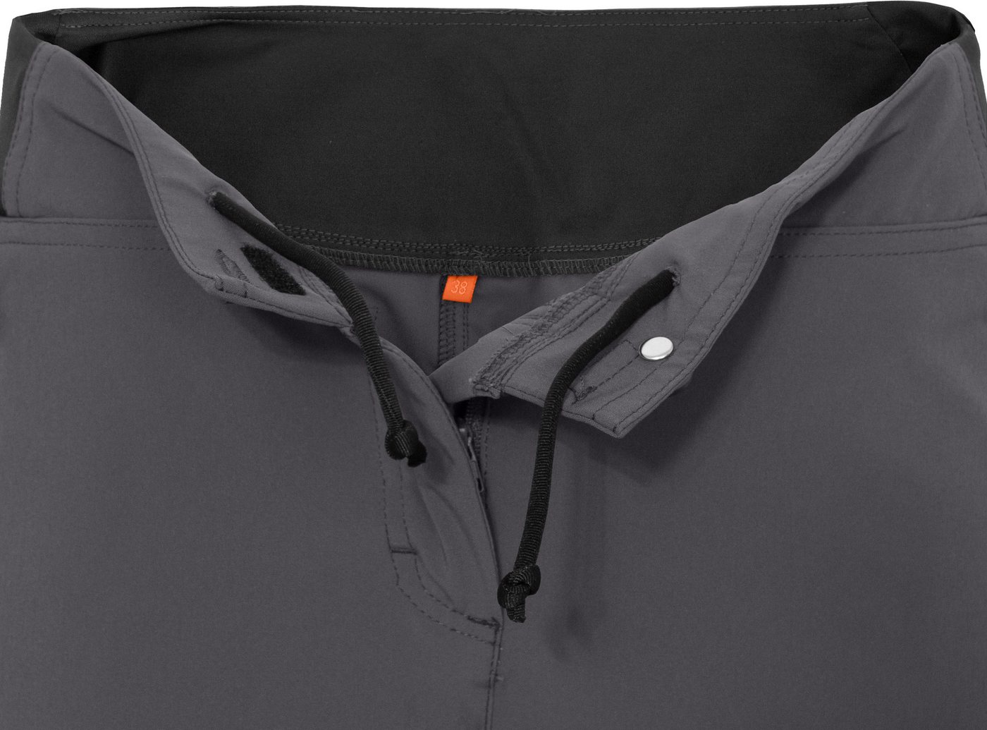 Bergson Outdoorhose AALBORG Vario Bermuda Damen Wandershorts, recycelt, elastisch, sportlich, Normalgrößen, grau Bild 2