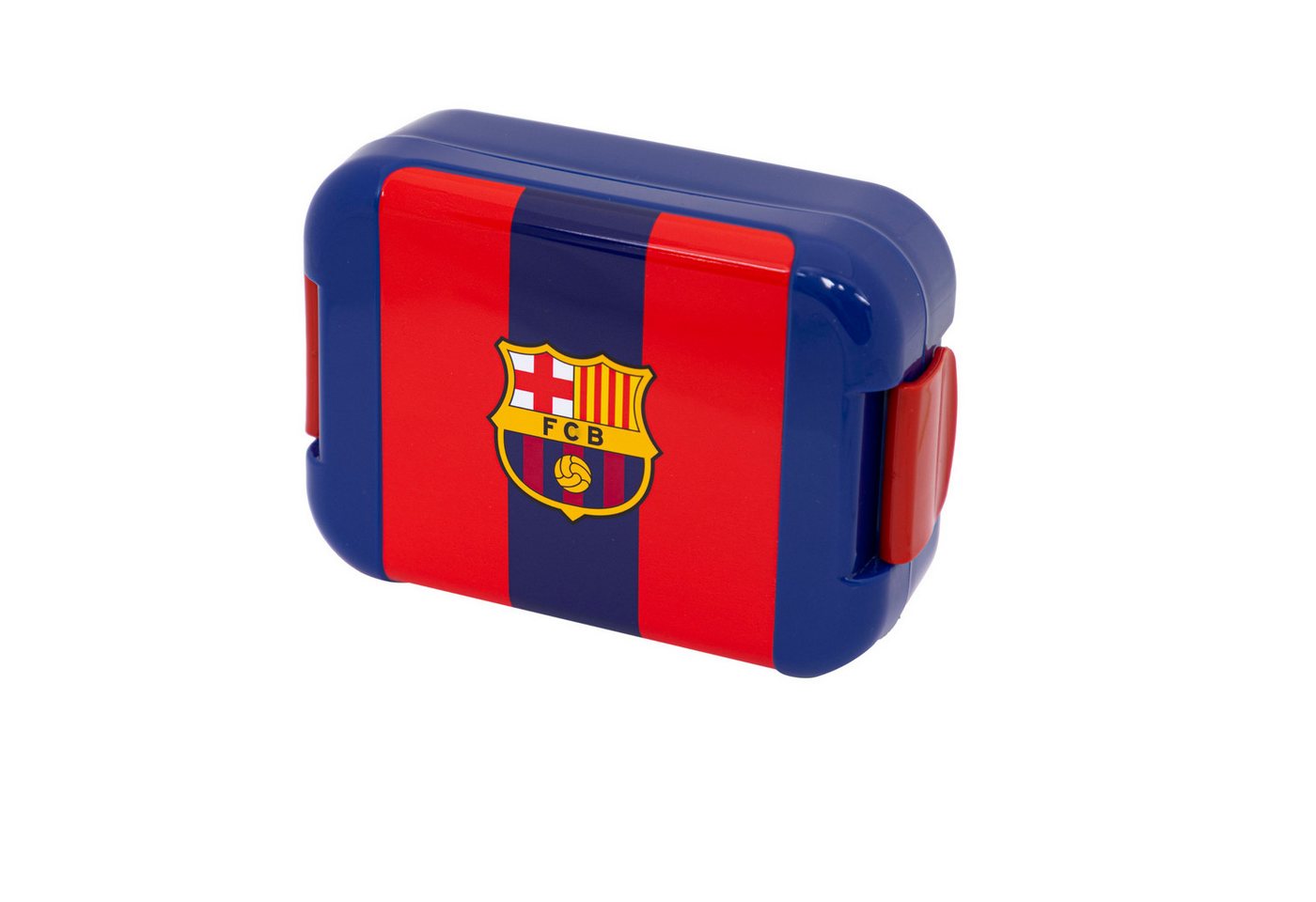 GOLDKIDS Schulranzen für Jungen und Mädchen, 7er-Set - (Schul-Rucksack für, 1-tlg., Kinder mit Federmäppchen), Schuhbeutel Trinkflasche und Brotdose- FC Barcelona Bild 4